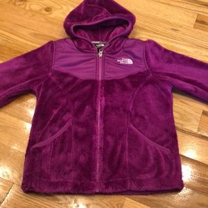 North face girls osito hoody coat jacket